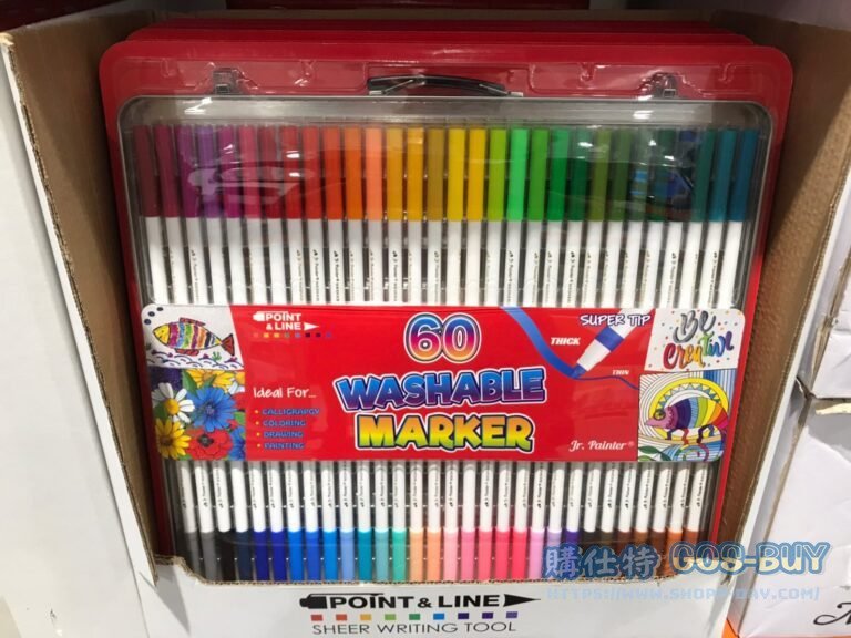 POINT&LINE可水洗彩色筆60色