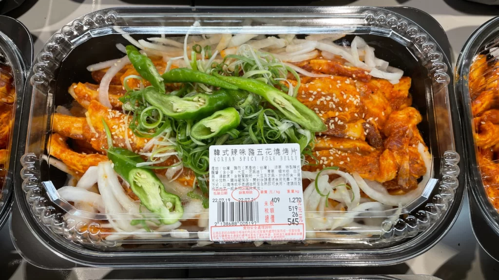 Costco好市多韓式辣味豬五花燒烤片