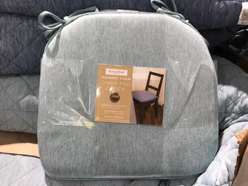 SUTTON PLACE CHAIR PAD 2PK 記憶棉坐墊二入組 尺寸：39X44X5公分/入