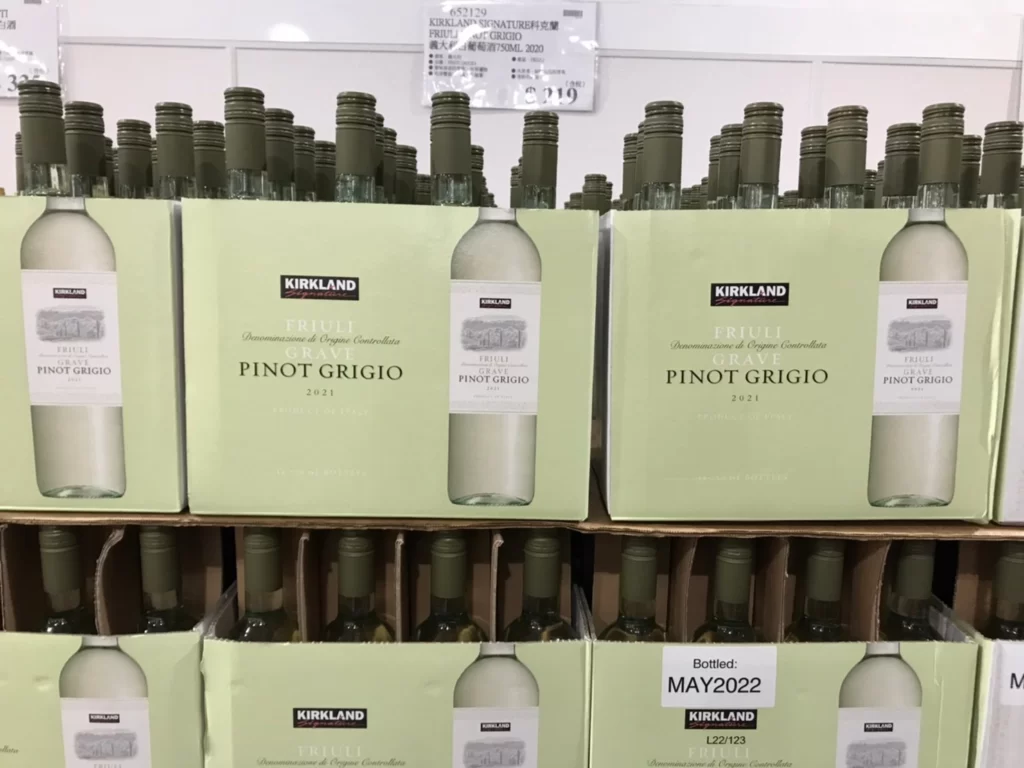 KIRKLAND SIGNATURE科克蘭FRIULI PINOT GRIGIO 義大利白葡萄酒750ML 2020