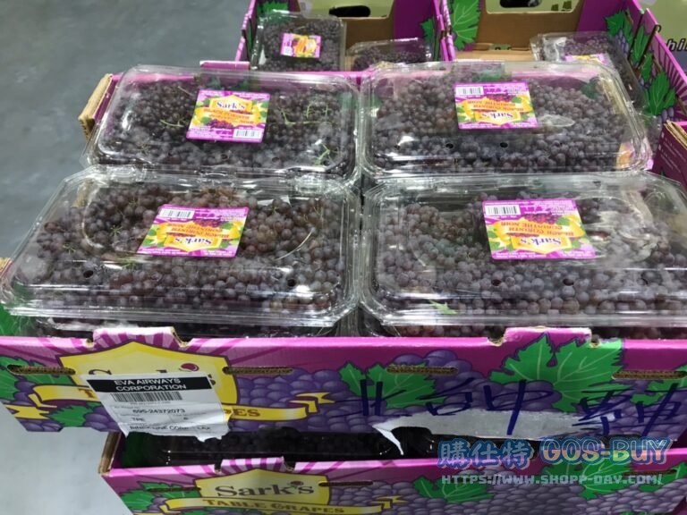 Costco好市多空運美國香檳葡萄907公克