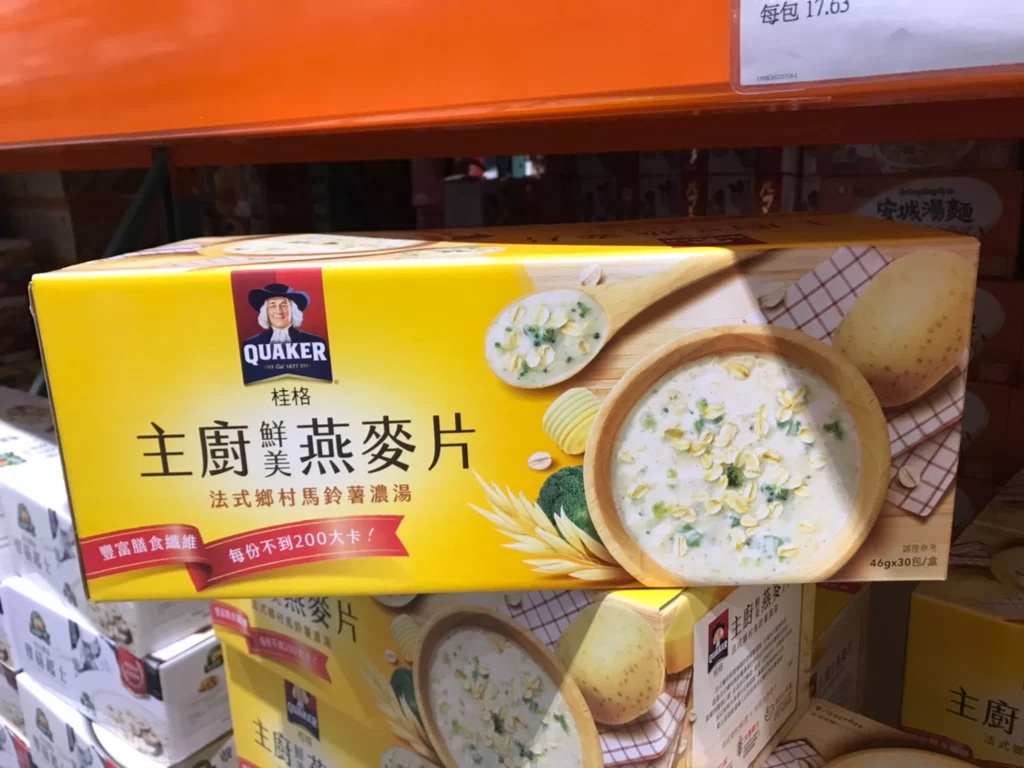 桂格主廚燕麥片馬鈴薯濃湯46公克X30包