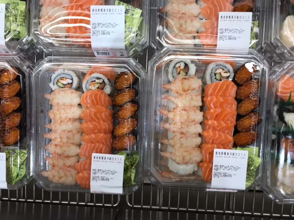Costco好市多鮭魚鮮蝦壽司組合21入