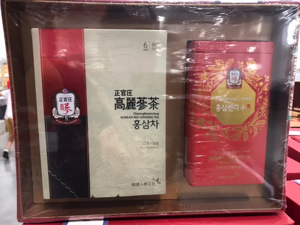 正官庄御選蔘之禮 蔘茶50入/蔘糖240公克