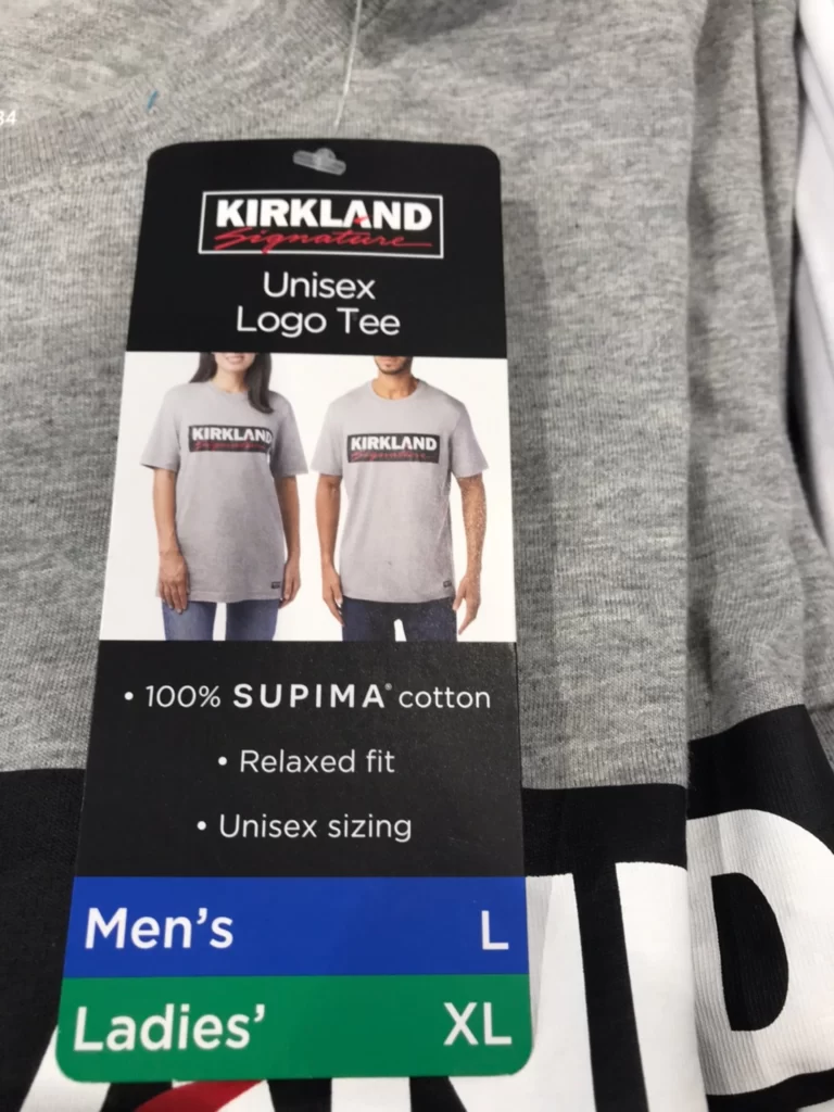 KIRKLAND SIGNATURE科克蘭 LOGO短袖上衣 美國尺寸：XL-XXL