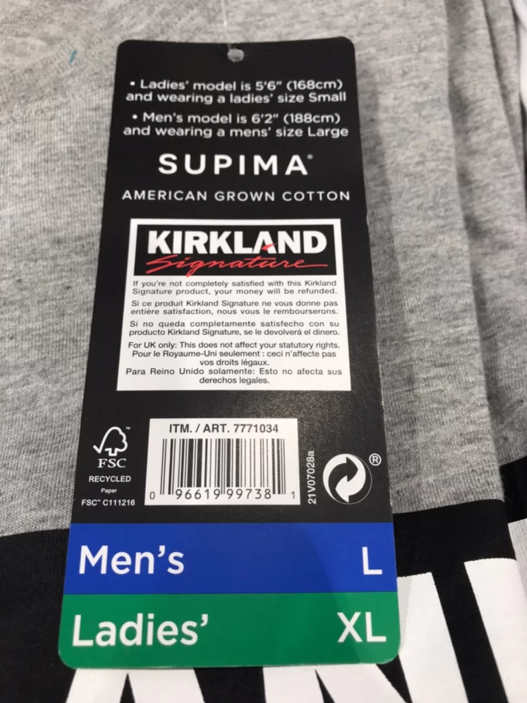 KIRKLAND SIGNATURE科克蘭 LOGO短袖上衣 美國尺寸：XL-XXL