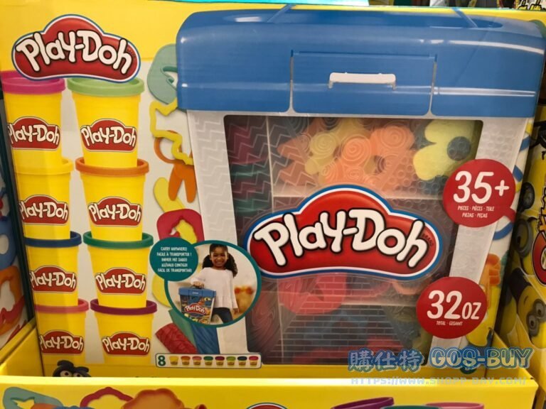 PLAY-DOH CARRY ALONG SET 培樂多帶著走動物創意黏土含8罐彩色黏土每罐4OZ