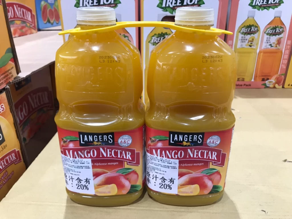 LANGER'S 芒果果汁1.89公升X2瓶