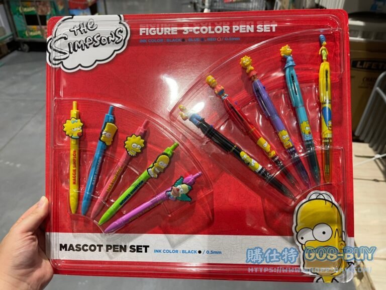 MASCOT PEN SET 10PC 造型公仔筆10入 三色筆X5原子筆X5