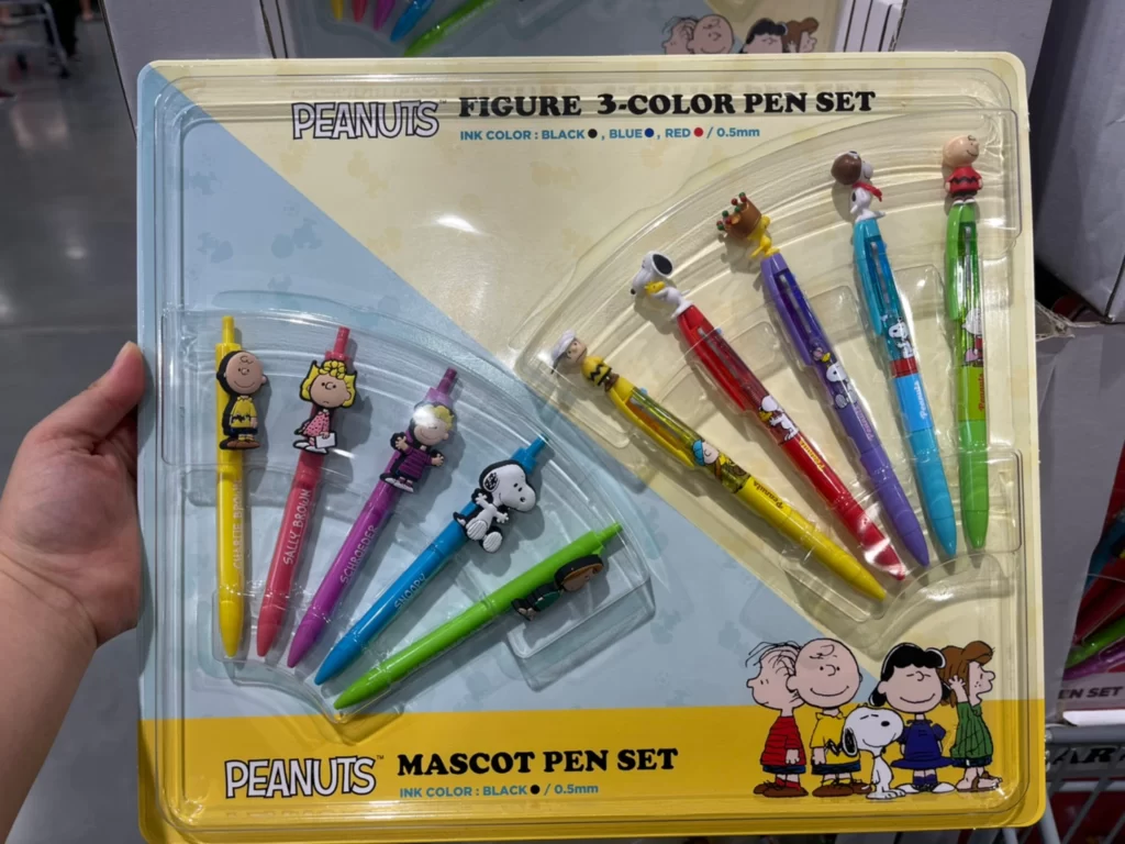 MASCOT PEN SET 10PC 造型公仔筆10入 三色筆X5原子筆X5