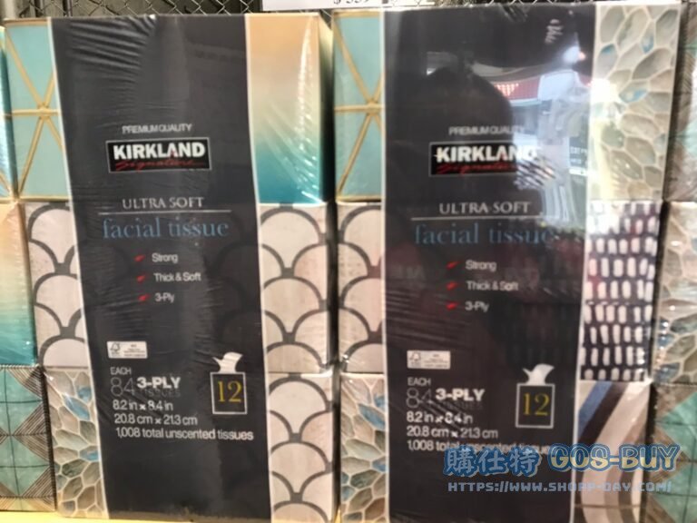 KIRKLAND SIGNATURE 三層盒裝面紙84抽X12盒