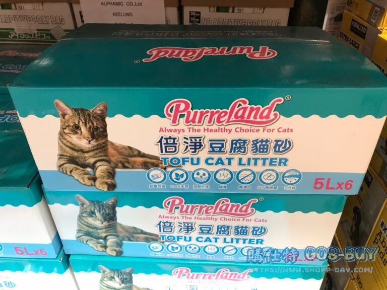 PURRELAND倍淨豆腐貓砂原味5公升X6入