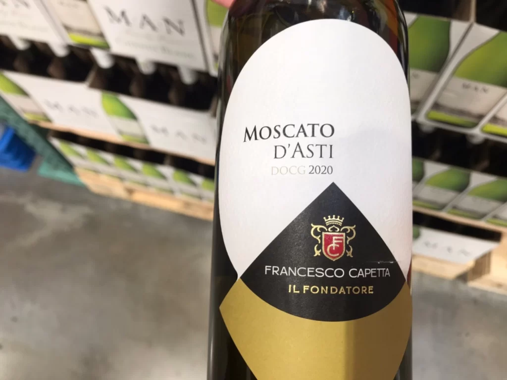 CAPETTA MOSCATO D'ASTI 微甜白酒750ML 2020 #97782