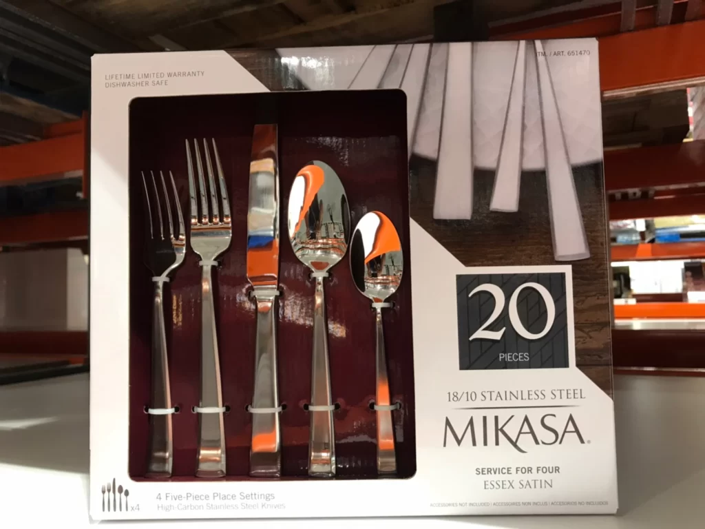 MIKASA不鏽鋼餐具20件組四人份