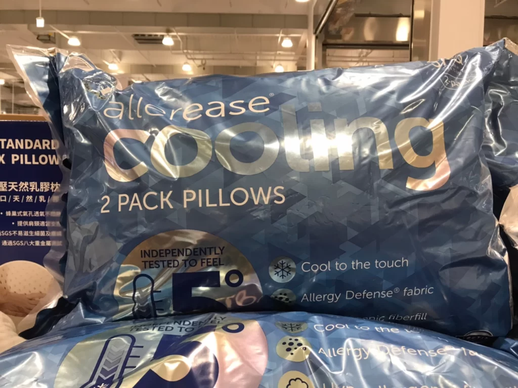 ALLEREASE COOLING PILLOW 美國涼感纖維枕頭二入組