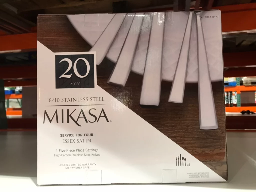 MIKASA不鏽鋼餐具20件組四人份