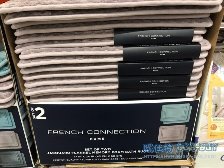 FRENCH CONNECTION BATH MAT 浴室地墊二入組 尺寸：43X60公分