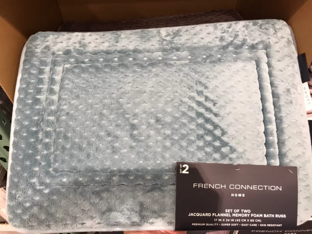 FRENCH CONNECTION BATH MAT 浴室地墊二入組 尺寸：43X60公分