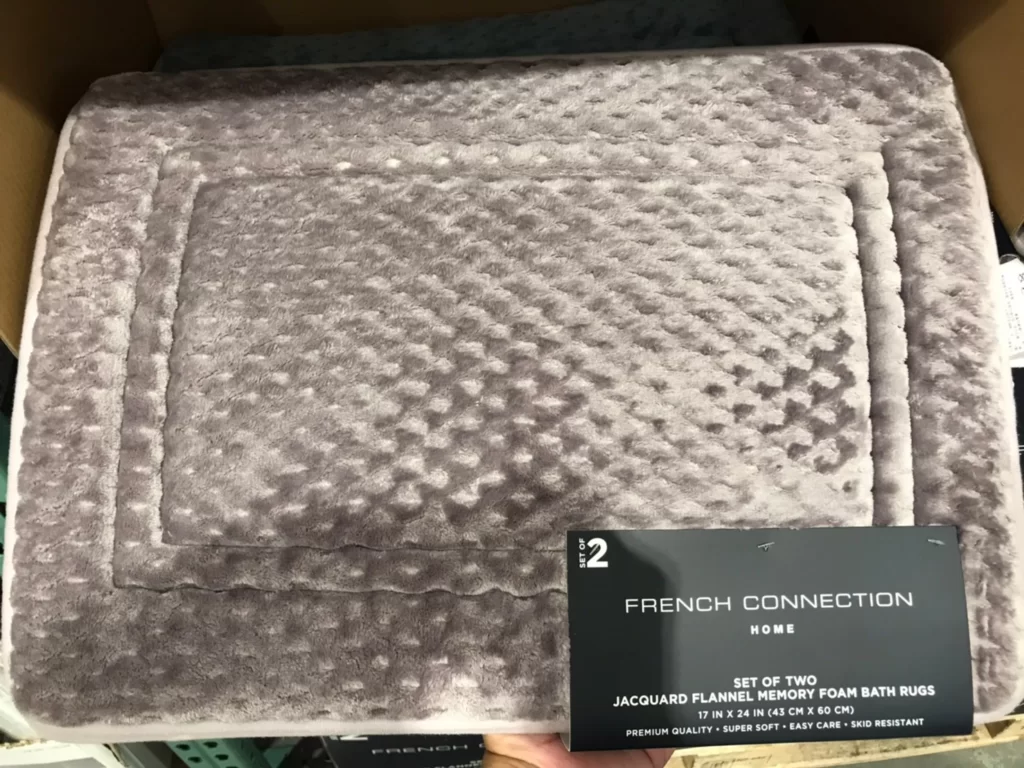 FRENCH CONNECTION BATH MAT 浴室地墊二入組 尺寸：43X60公分