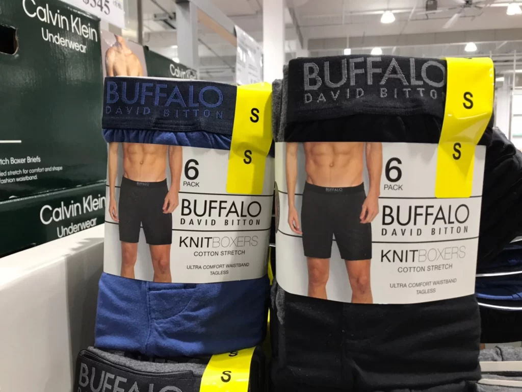 BUFFALO 男彈性平口褲六入