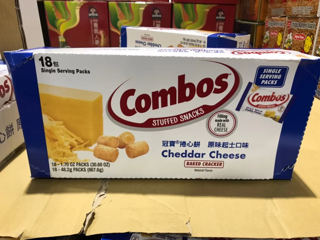COMBOS 冠寶起司捲心餅48.2公克X18包