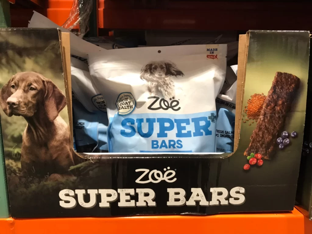 ZOE SUPER BARS DOG TREAT 鮭魚片狗零食皮膚毛髮配方907公克