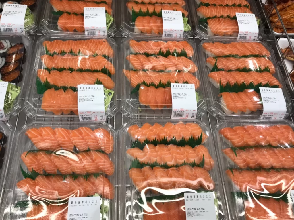 Costco好市多鮭魚握壽司