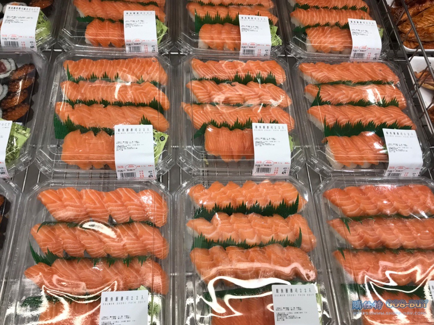 Costco好市多 鮭魚握壽司22入287990
