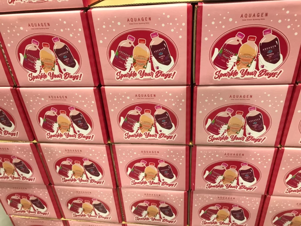 AQUAGEN SPARKLING JUICE 果漾三重奏汽泡飲組330毫升X9瓶