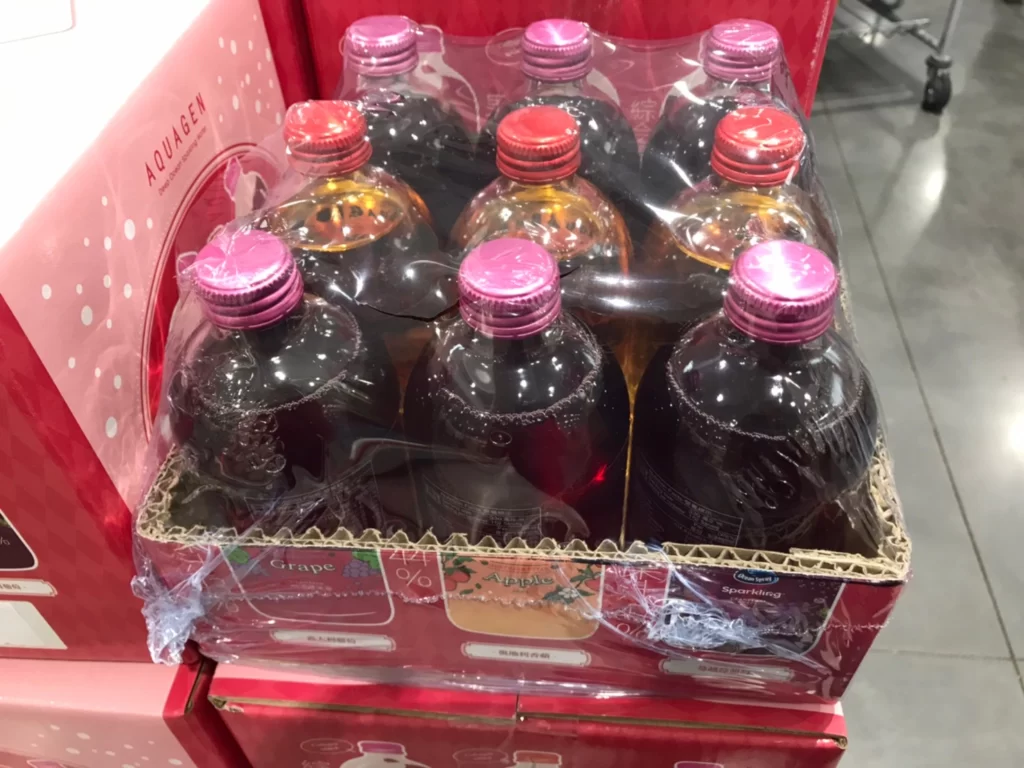 AQUAGEN SPARKLING JUICE 果漾三重奏汽泡飲組330毫升X9瓶