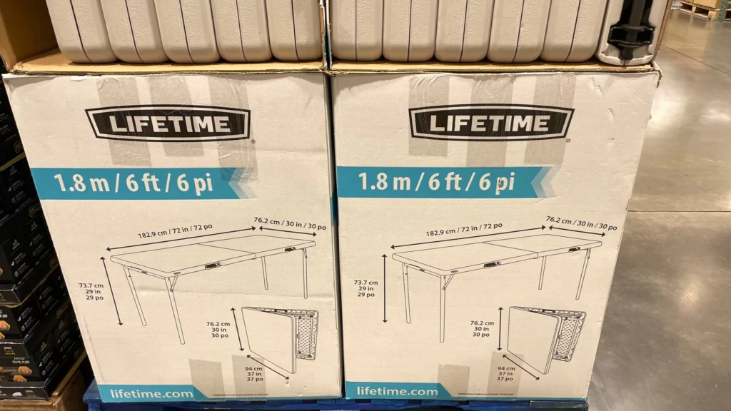 LIFETIME工業級六呎摺疊桌