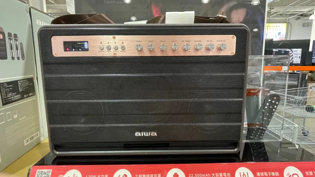 AIWA KTV BLUETOOTH SPEAKER 行動KTV藍牙音箱 MI-X450