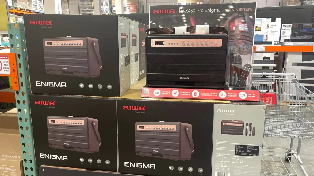 AIWA KTV BLUETOOTH SPEAKER 行動KTV藍牙音箱 MI-X450