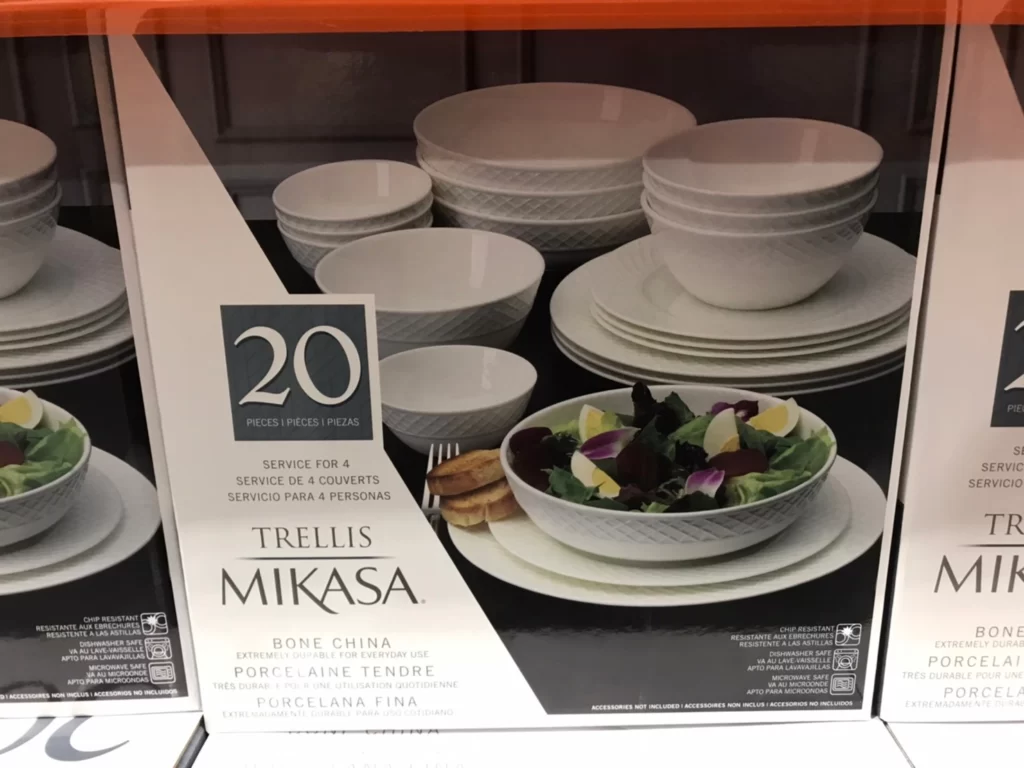 MIKASA TRELLIS 骨瓷餐具20件組/四人份