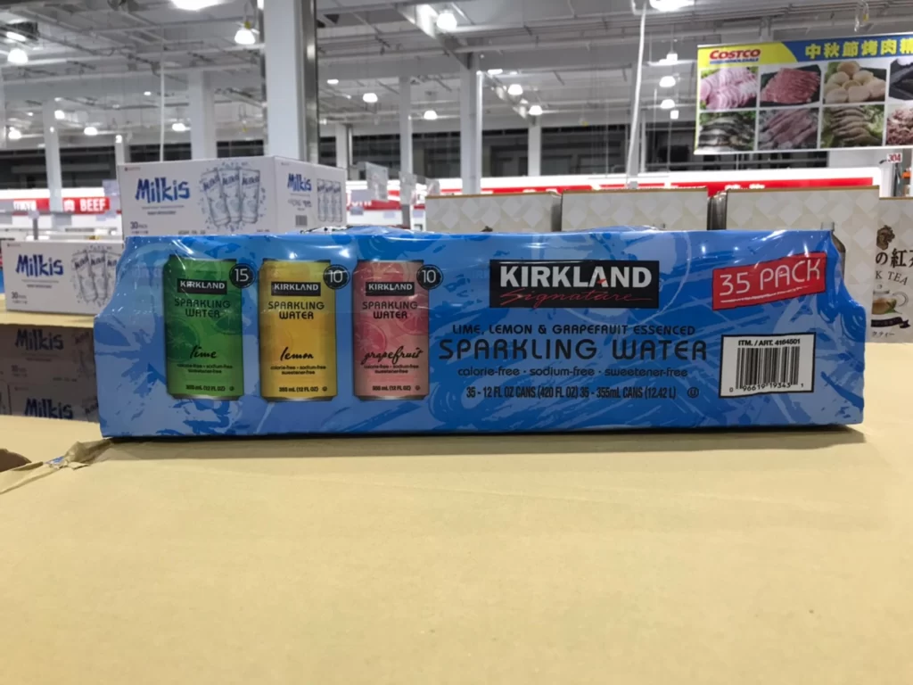KIRKLAND SIGNATURE 水果風味氣泡水355毫升X35入
