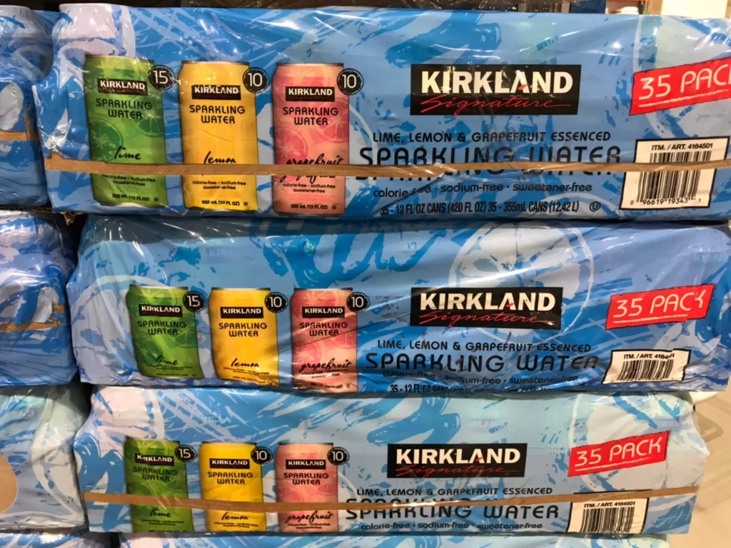 KIRKLAND SIGNATURE 水果風味氣泡水355毫升X35入