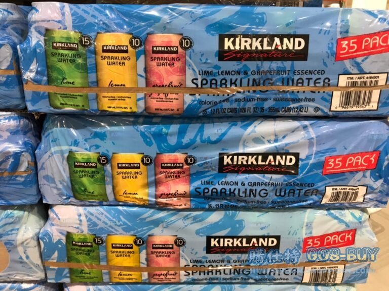 KIRKLAND SIGNATURE 水果風味氣泡水355毫升X35入