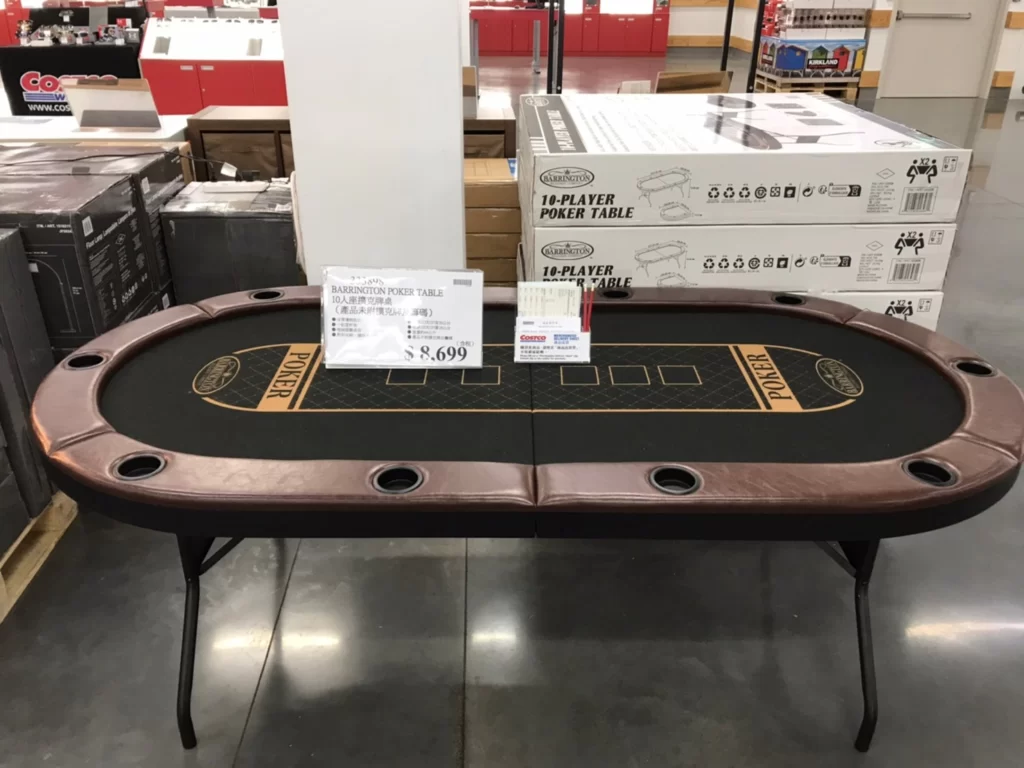 BARRINGTON 10人座撲克牌桌(產品未附撲克牌及籌碼)