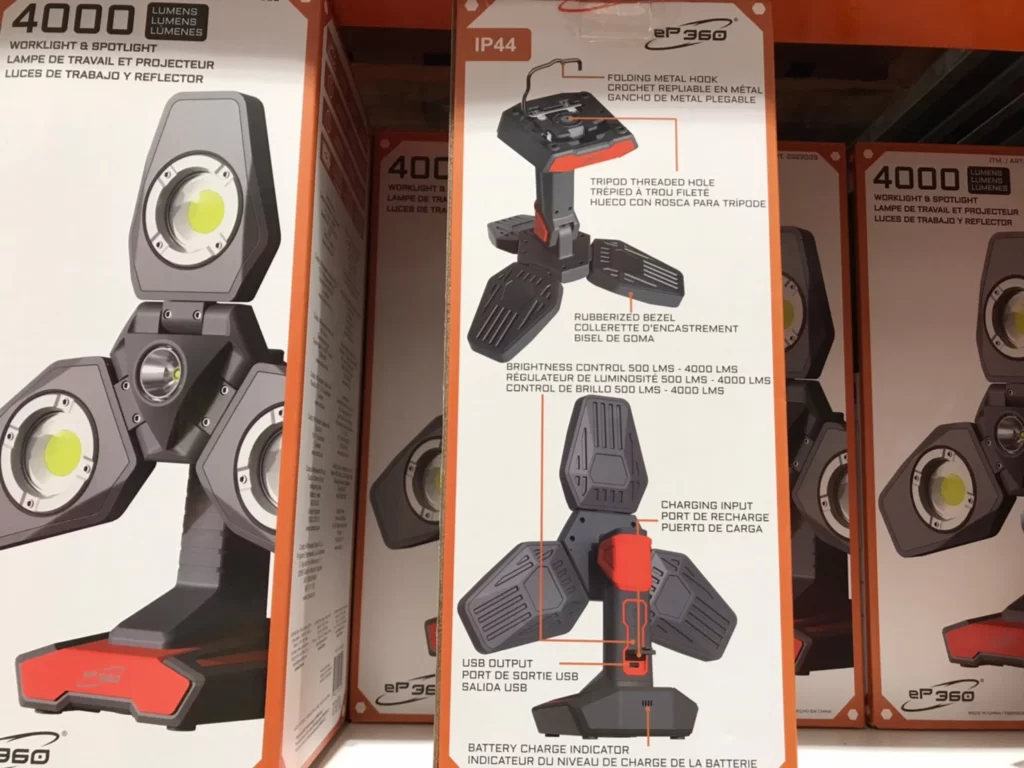 EPOWER 360 充電式工作聚光燈 4000LM