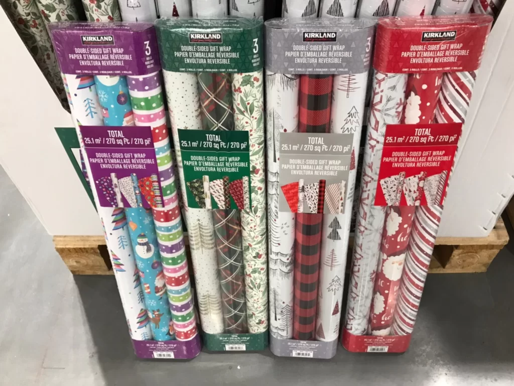 科克蘭雙面包裝紙 一組三入