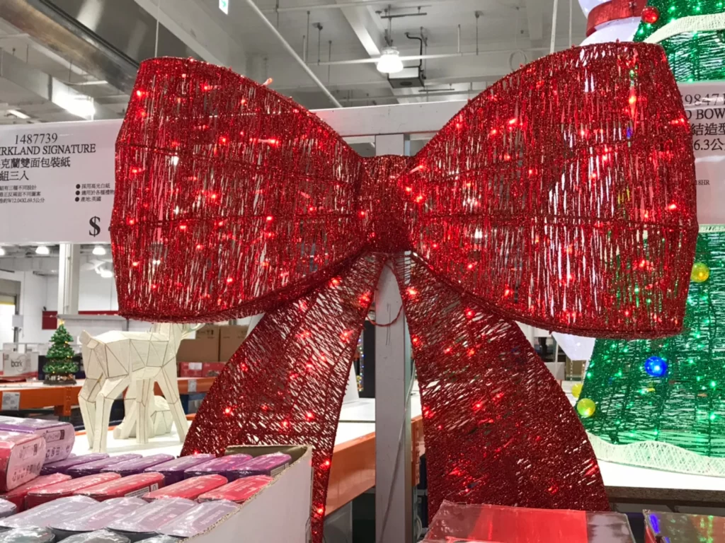 LED蝴蝶結造型裝飾 長91.4高86.3公分