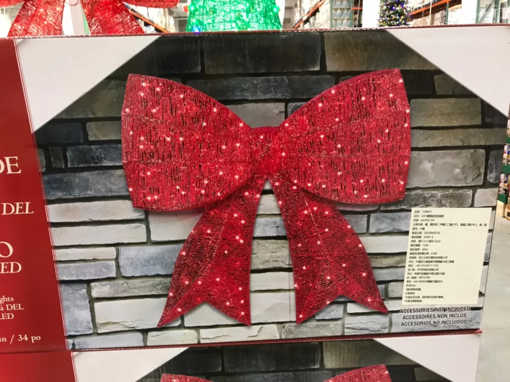 LED蝴蝶結造型裝飾 長91.4高86.3公分