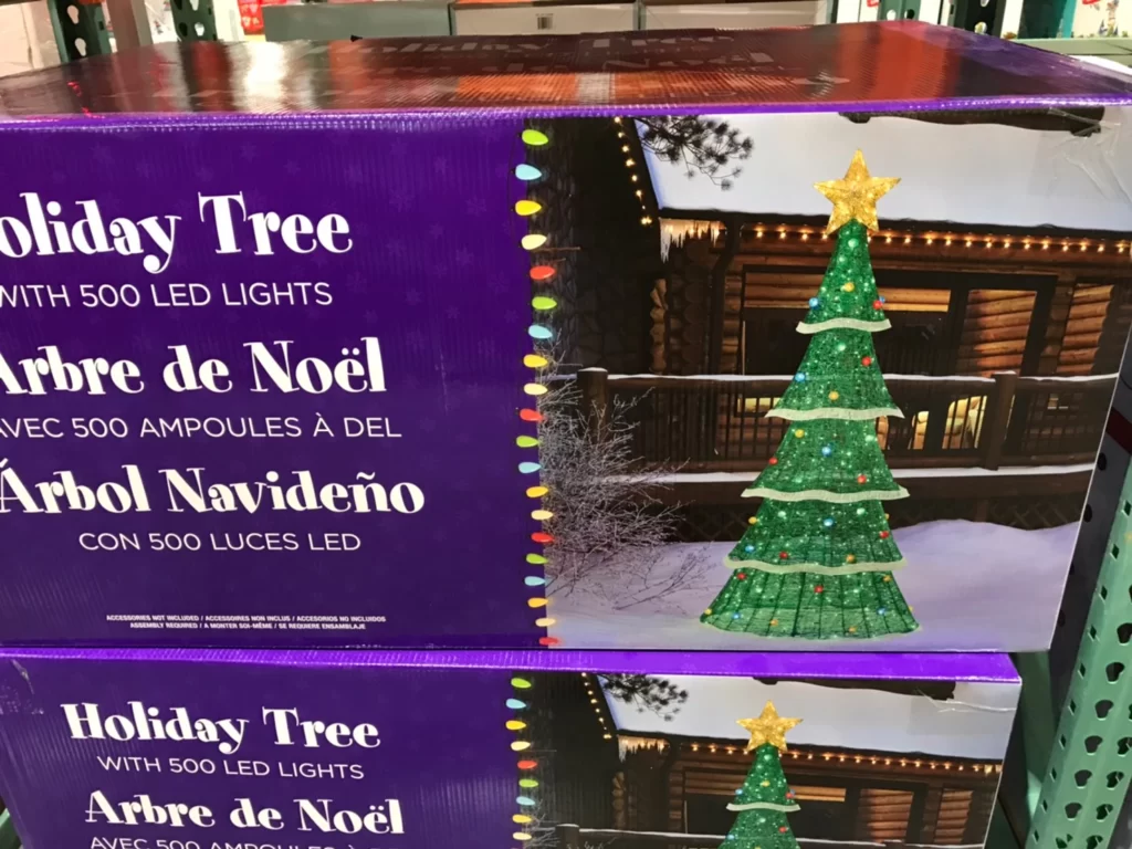 8呎LED球燈聖誕樹裝飾 長122寬122高244CM