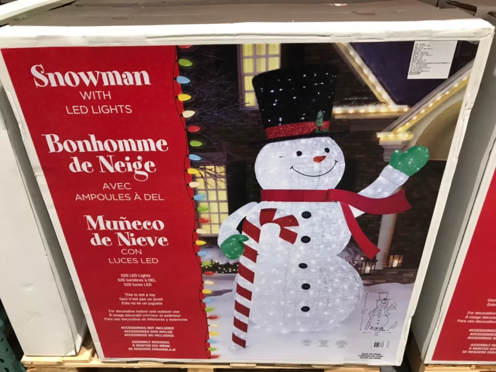 9呎LED雪人裝飾 長157寬117高274CM