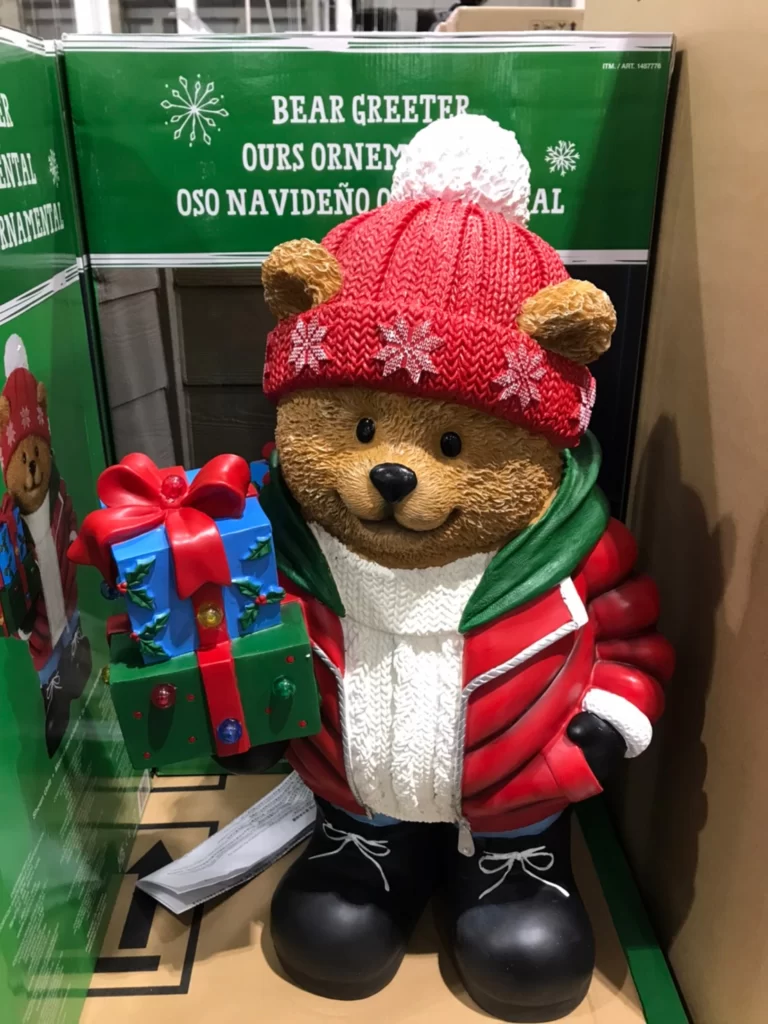 LED聖誕棕熊裝飾長39.5寬31.5高64CM