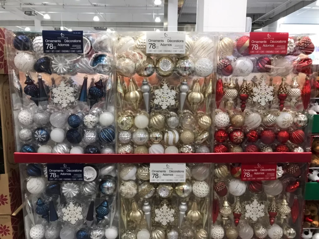 ORNAMENTS SET 聖誕抗碎裝飾球78入