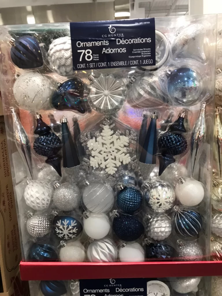 ORNAMENTS SET 聖誕抗碎裝飾球78入