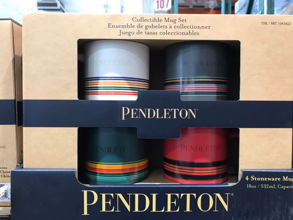 PENDLETON CERAMIC MUG 4PK 馬克杯4入組 單個容量約533毫升
