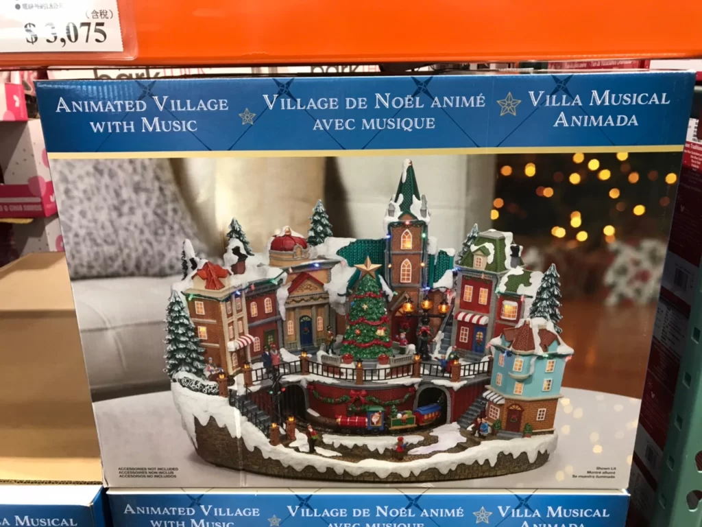 SNOWY CHRISTMAS VILLAGE 雪中村莊 長46寬35高36公分