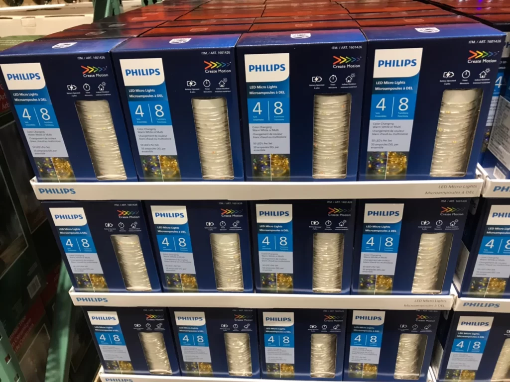 PHILIPS 雙色銅絲裝飾燈 4入每串4.8公尺